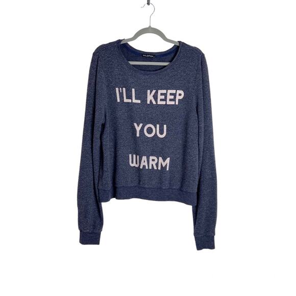 Wildfox I’ll Keep You Warm Popover Sweater Medium - Picture 6 of 6